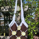 Sunflower Crochet Bag