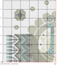 298 - Cross stitch Pattern Scandinavian style geometric folk art Peacocks - Image 6