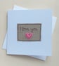 "I Love You" Card with either a Pocket Hug or a Love Token - Image 8