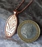 Copper Oval Pendant - Image 2