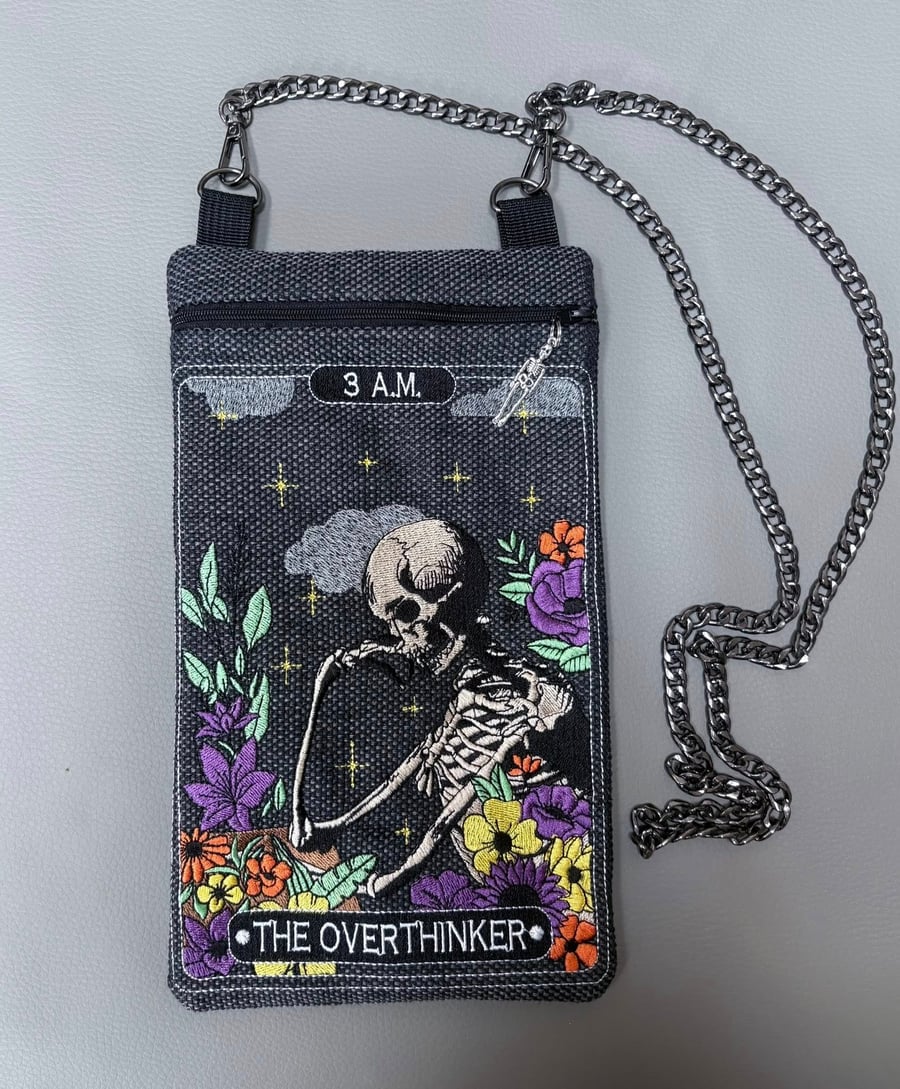 Embroidered Tarot inspired - The Over Thinker