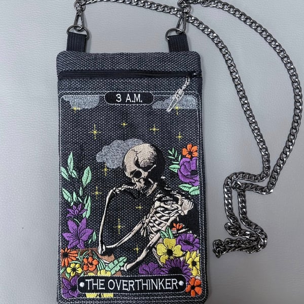 Embroidered Tarot inspired - The Over Thinker