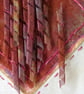 METAL WALL ART PICTURE. Abstract framed copper mixed media art. - Image 4