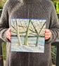 Snowfall in the Park - Original Painting   Christmas Gift - Image 2