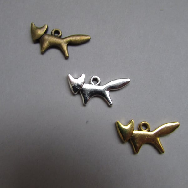 Fox Jewellery Charm x 2