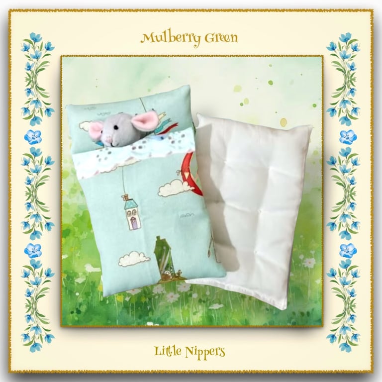 Little Nippers’ Houses in the Clouds Bed Set