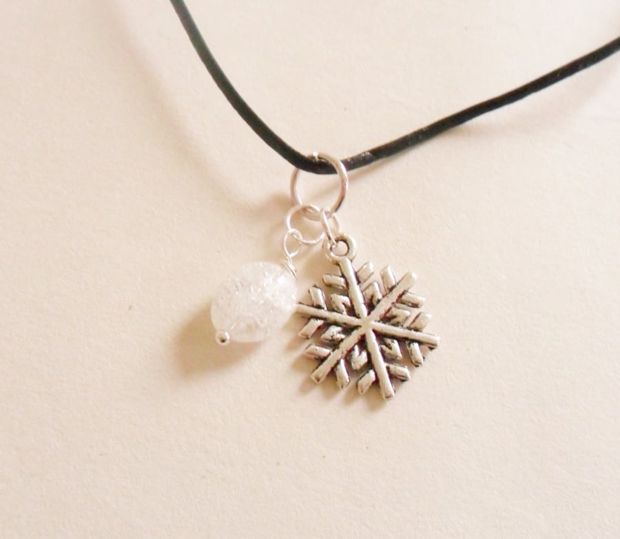 Snowflake Quartz Necklace