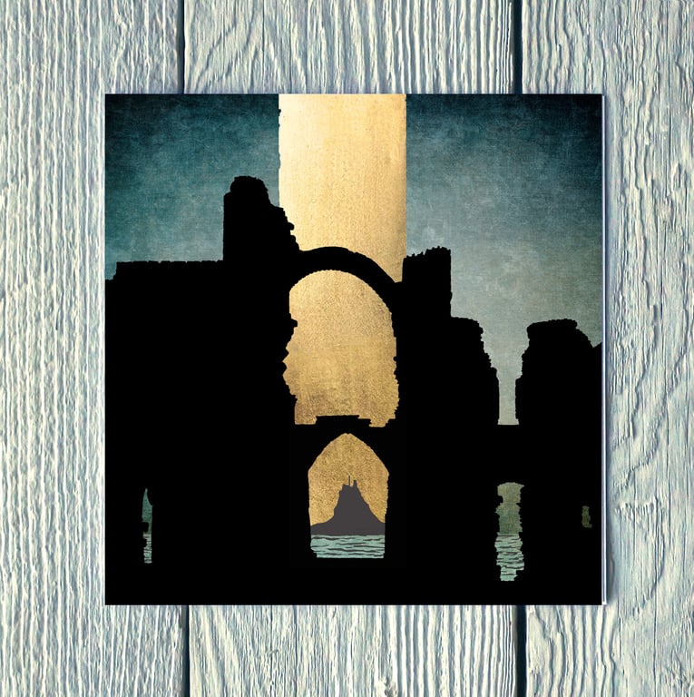 Lindisfarne Pilgrimage No.2, Greetings Card