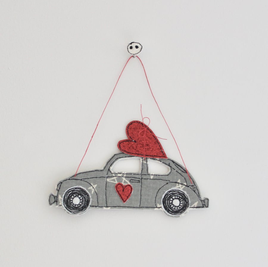 'Love Bug'- Beetle Car Hanging Decoration