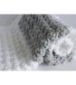Grey and White Baby Blanket - Image 1