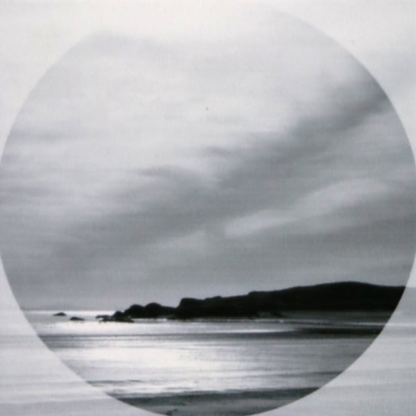 Sea light hill - circle in square