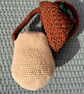 Crochet acorn bag, handmade with love. - Folksy