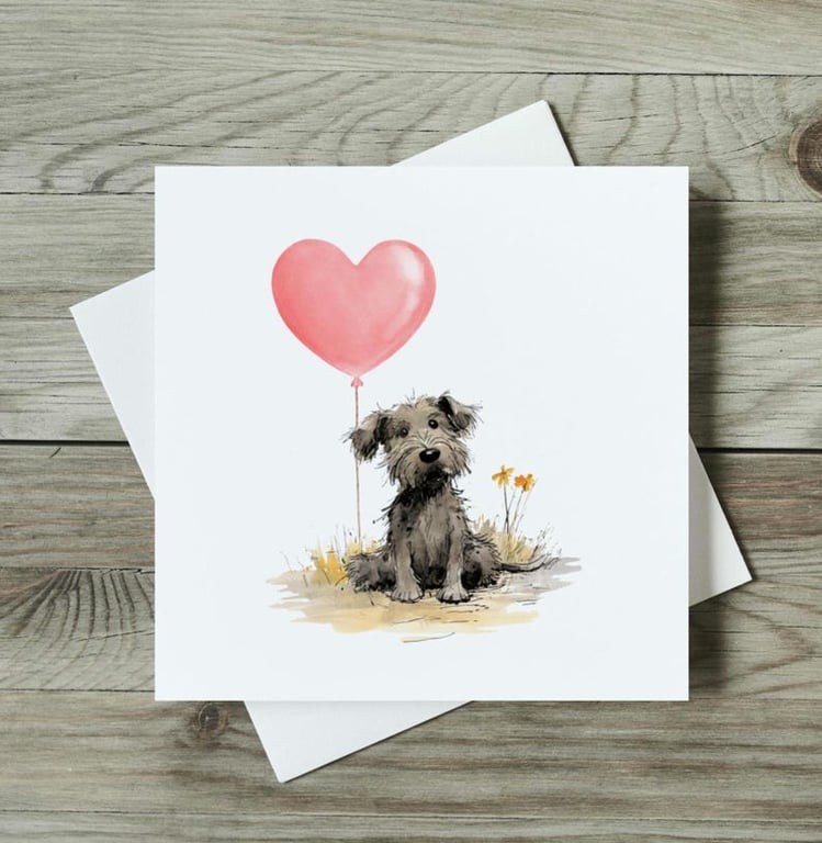 Love Is In The Air Valentine's Day Card 