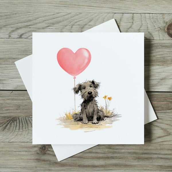 Love Is In The Air Valentine's Day Card 