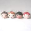 Novelty Face Buttons (Set of 4) 