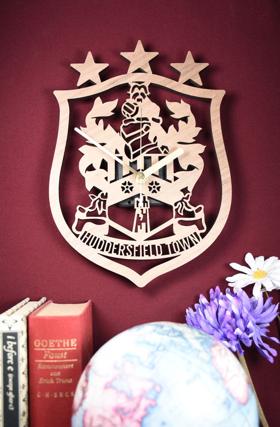 Huddersfield Town FC Badge Clock 