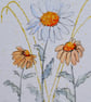 Hand Painted Wildflower Greetings Card with Envelope - Left Blank inside - Image 3