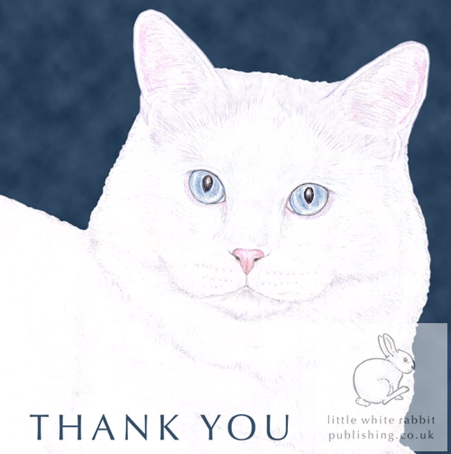 MIickey the Cat - Thank You Card