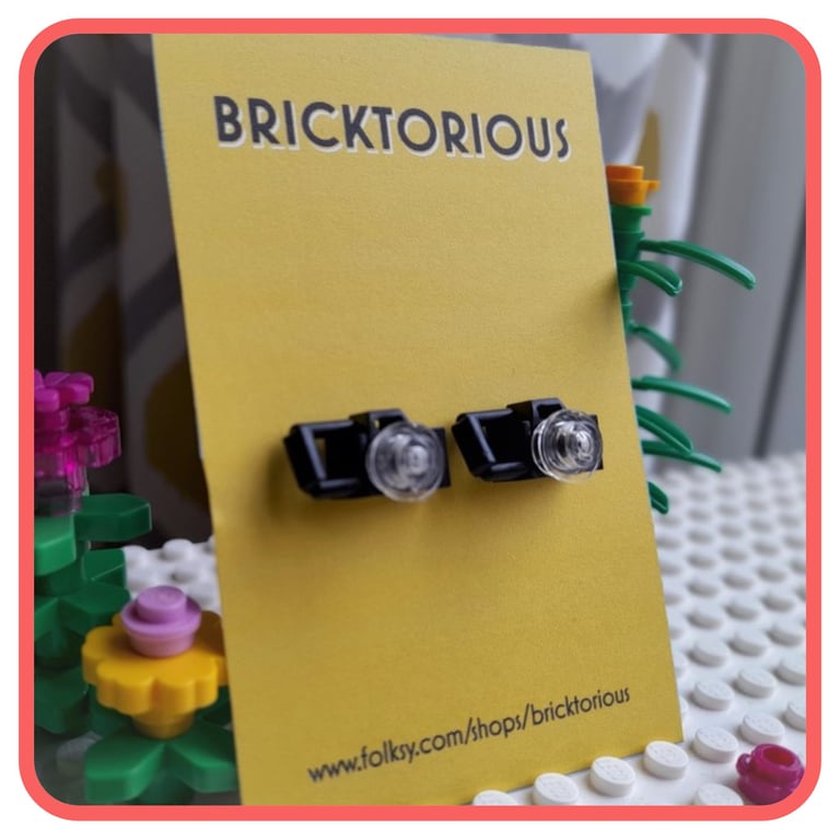 Lego Camera Stud Earrings