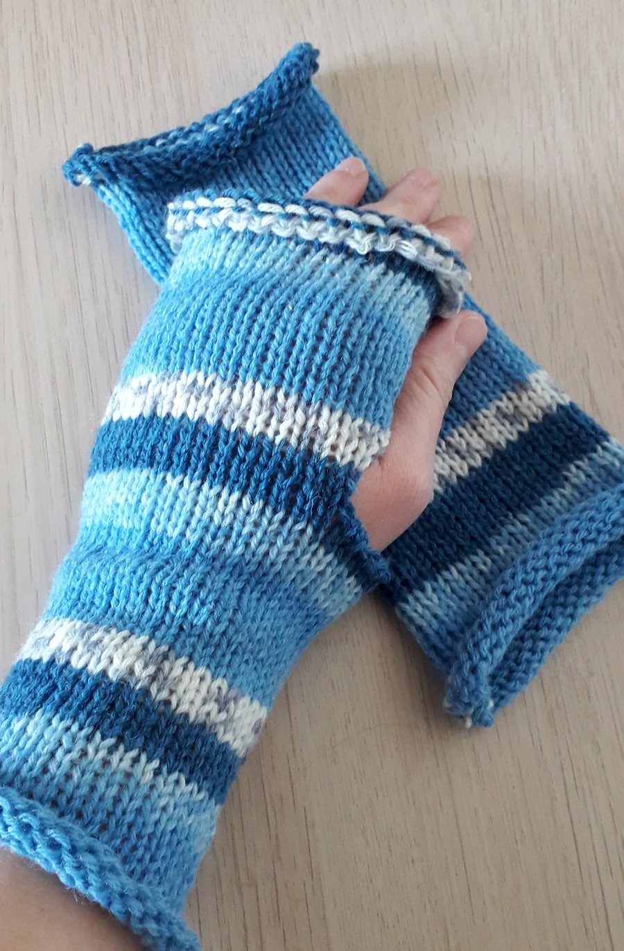Wristwarmers, Fingerless Mittens, Women's Size