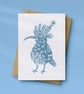 'Bird With a Party Hat' Birthday Card