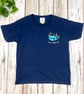 Childs 'Fill Your Cup' shirt. Children's navy blue nature lover T-Shirt - Image 5