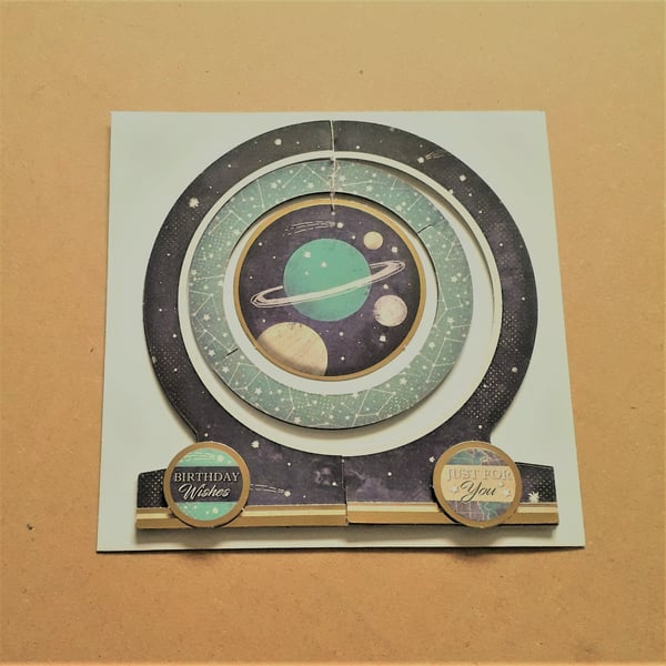 Mobile Astronomical Birthday card