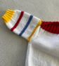White jumper with bright stripes - Image 2