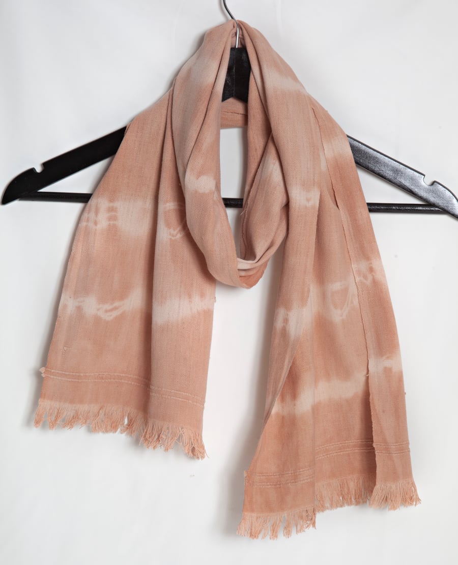 pink cotton scarf