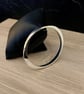 "Constants" - Hand Forged Sterling Silver Bangle - Made to any size - Heavy