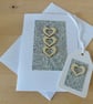 A6 'Hearts' Card & Gift Tag
