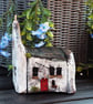 Wonky Hoose, Reclaimed Scottish Driftwood Art