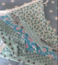 Retro Vintage Fabric Bunting, Banner, 
