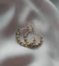 Beaded wired earrings 