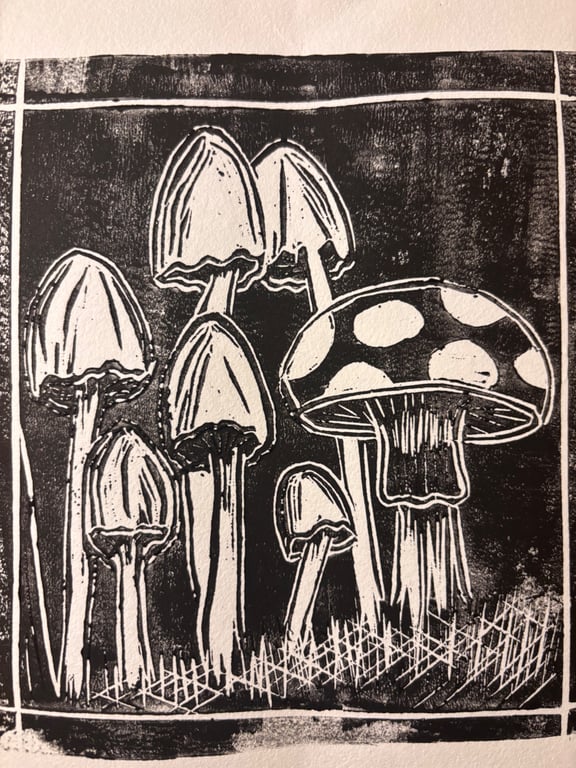 More mushrooms