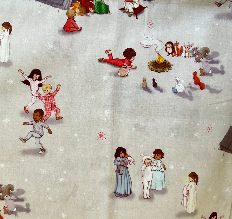 Belle and Boo Christmas Fat Quarter 