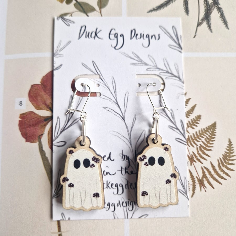 Fungi Ghost Earrings