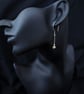 Sterling silver earrings with peridot - Image 1