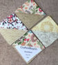 100% Cotton Bookmark hand crafted. Save the Page Unique modern square shape. - Image 7