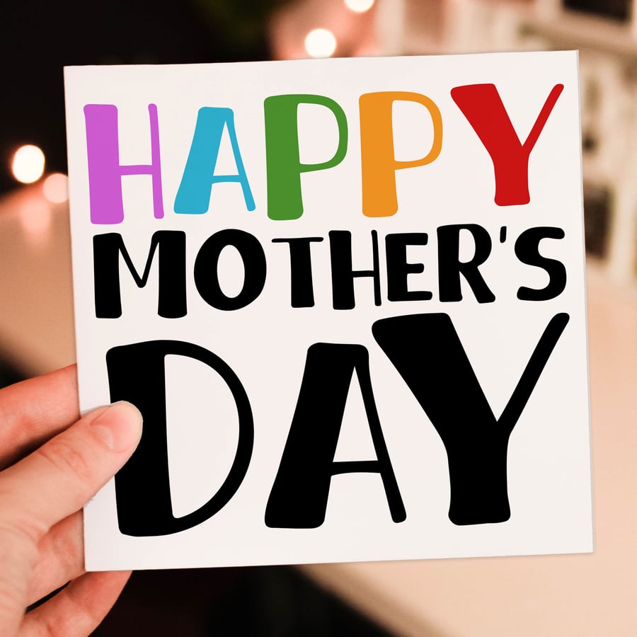 Mother's Day card: Happy Mother's Day