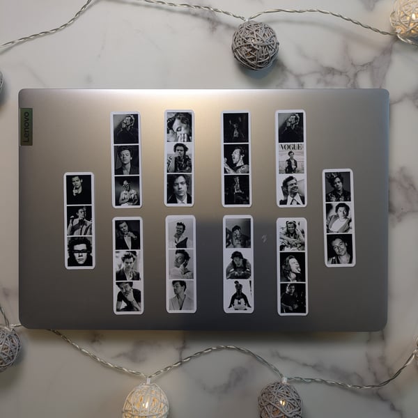 Harry Styles Sticker Set Black White Vinyl Decal Stickers Bundle