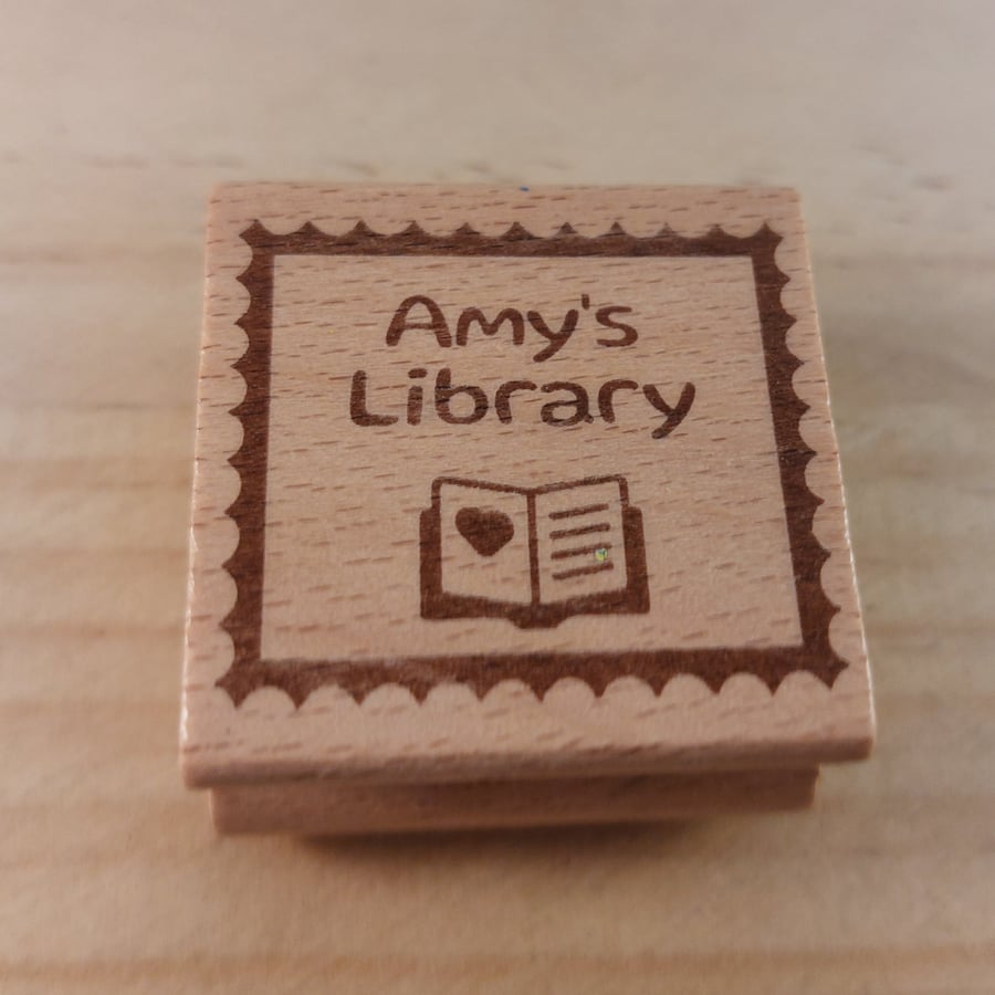 Personalised Rubber Stamp - Library, Logo or Custom Design