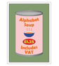 Alphabet Soup Postcard - Image 1