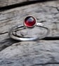 Garnet Stack Ring - Image 1