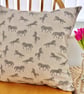 Feature Cushion with Pad: Unicorn design 17" (43cm), Handmade Throw Pillow - Image 3