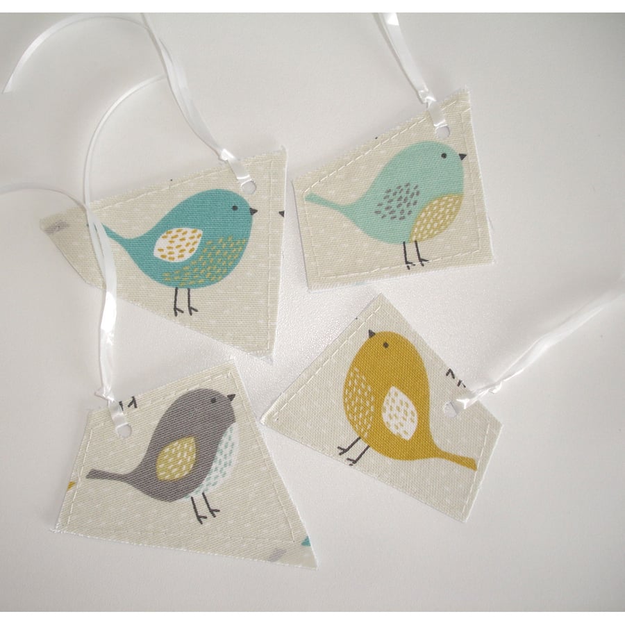 4 Bird Gift Tags