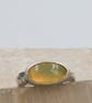 Opal Silver Ring, Handmade Rustic Design - Image 9