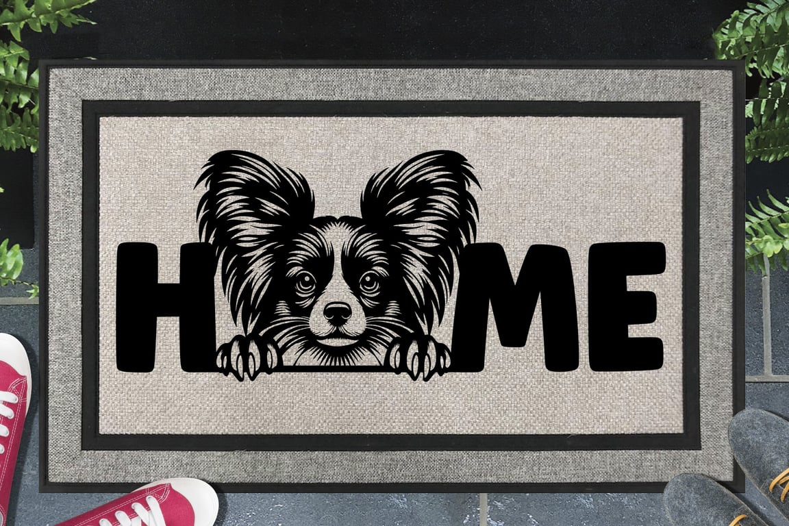 Papillon Home Door Mat No.2 - All Weather Doormat - 45x70cm 