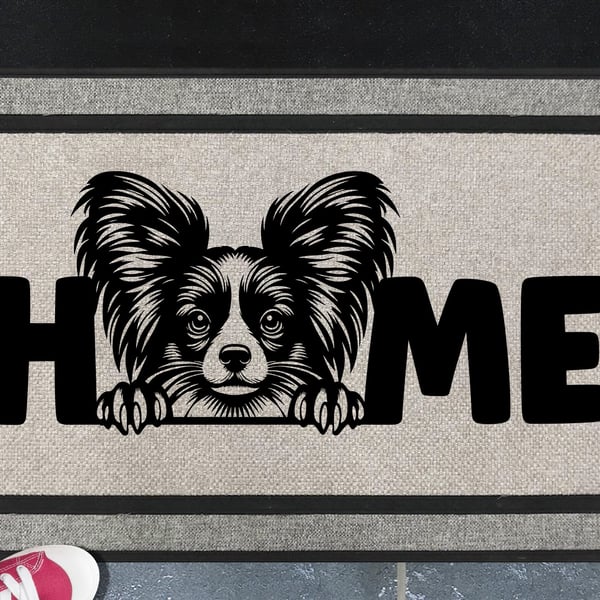 Papillon Home Door Mat No.2 - All Weather Doormat - 45x70cm 