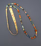 Textile Bead Necklace - Image 1